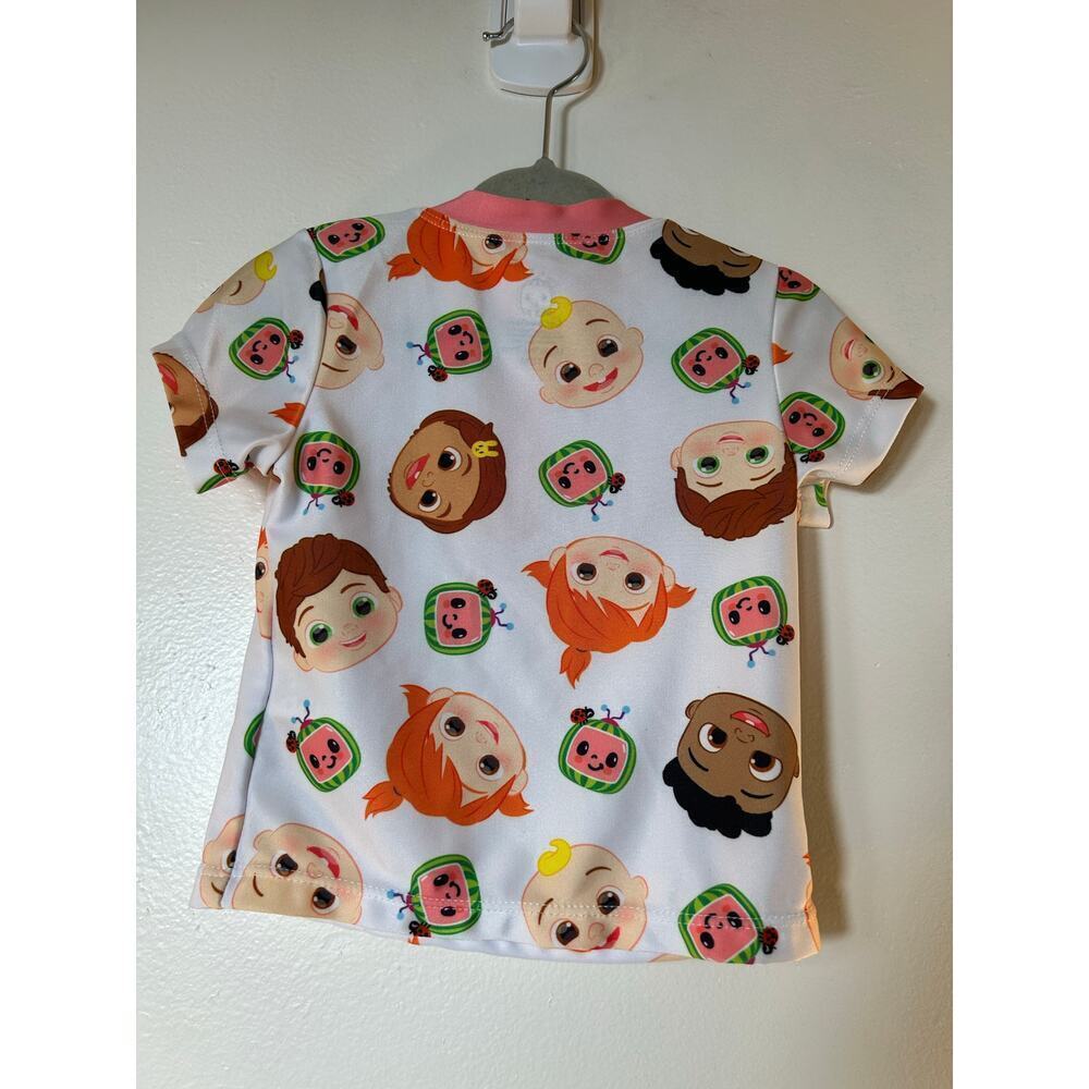 COCOMELON Girl’s Short Sleeve 1/4 Zip Swim Top / Size: 18 Months - Picture 6 of 6